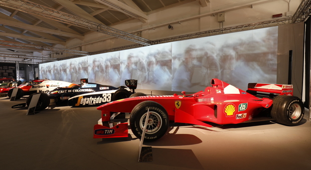 Le monomosto di Formula 1 esposte nel padiglione di Aci storico