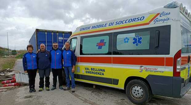 L'ambulanza che andrà in Africa