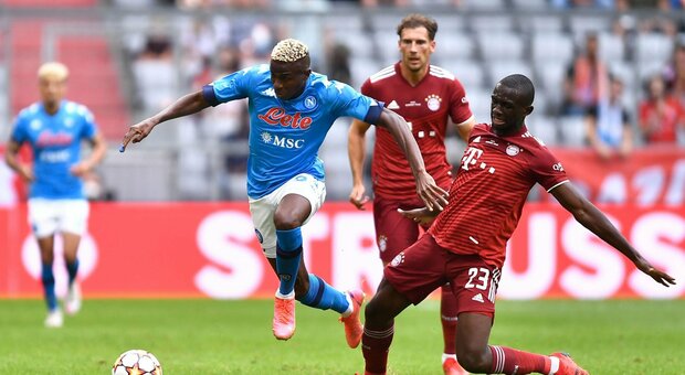 Napoli pazzesco a Monaco: 3-0 contro il Bayern, doppietta Osimhen