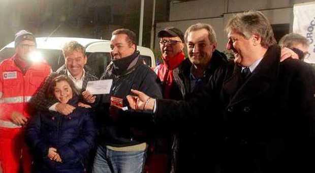 Ancona, un disoccupato vince alla tombola della Croce Gialla «Questi soldi mi servivano proprio»