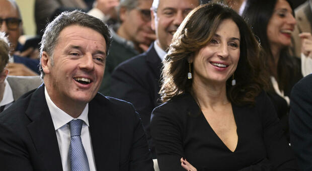 Matteo Renzi con la moglie Agnese Landini