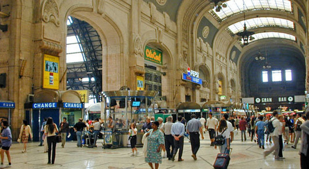 La stazione di Milano centrale