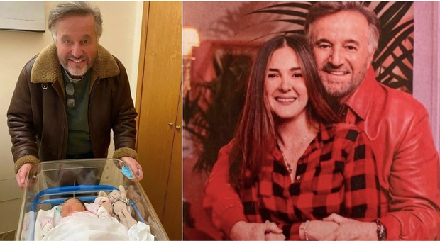 Christian De Sica diventa nonno, l'annuncio sui social: «È nata Bianca, la mia nipotina» FOTO