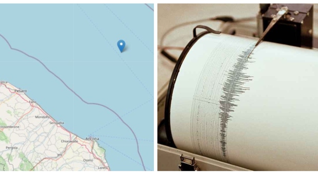 Scossa di terremoto a largo di Ancona e Fano: 2.6 ad appena 6 km di profondità. Continua lo sciame sismico nell'area marchigiana