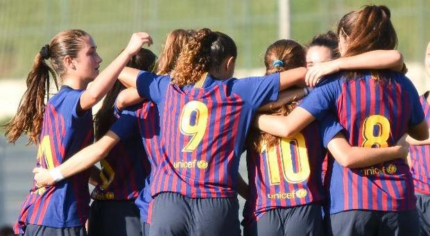 Barcellona, l'under 12 femminile ha vinto 30 partite su 30. E contro i maschietti...