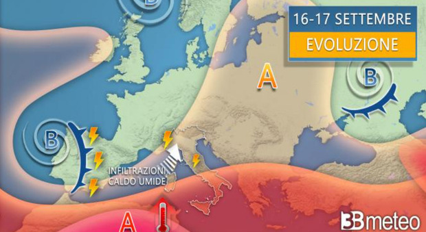 Nubifragi e temporali nelle prossime ore per le correnti atlantiche: ecco dove. Nel weekend sussulto africano