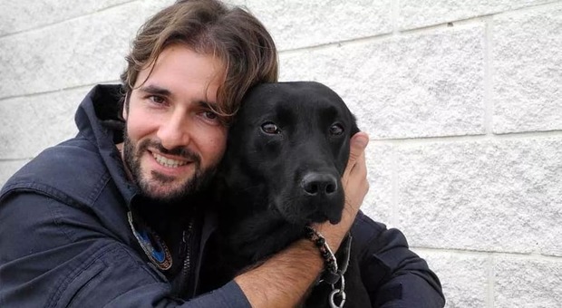 Gino, il cane poliziotto e il suo conduttore Aldo Dammacco