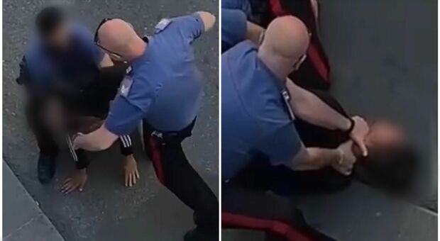 Carabiniere dà un calcio in faccia a un giovane immobilizzato a terra: nuovo video choc dopo il caso di Milano L'Arma: «Trasferimento immediato»