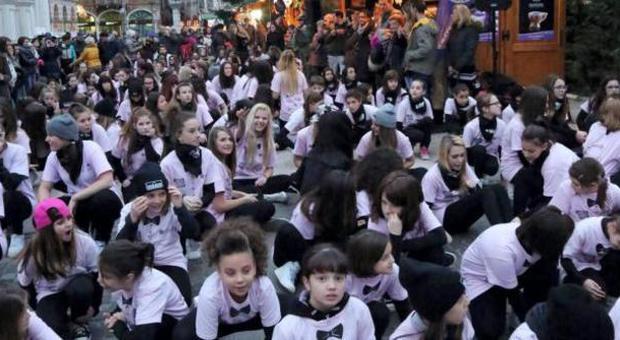 Il flash mob delle scuole di danza