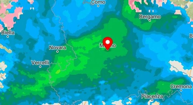 Maltempo a Milano, pioggia anche domani: da mercoledì graduale miglioramento. Rinviata la possibile festa scudetto dell'Inter