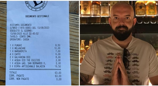 Clienti contro il ristorante per lo scontrino: «Tre pizze a 60 euro». Il titolare risponde: «Maleducati, pagato 8 euro a testa»