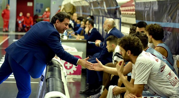 Il coach Alessandro Finelli (foot Meloccaro)