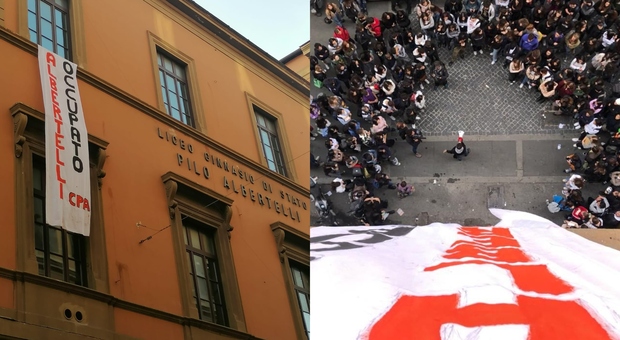 Roma, Liceo Albertelli occupato dopo tensioni di ieri alla Sapienza, Rete Studenti: «Segnali al governo»