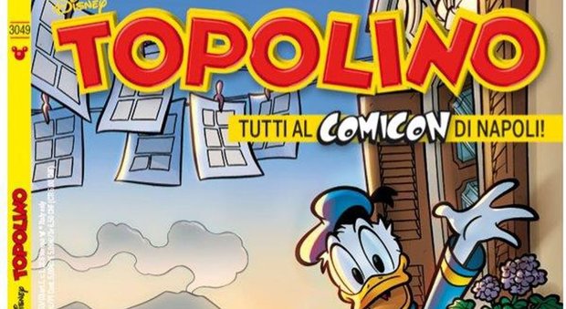 Topolino-Canova trova l'ispirazione a Napoli: omaggio a fumetti al Comicon