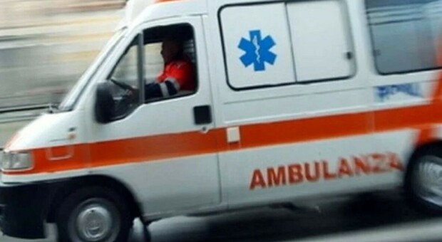 ambulanza in azione a Formia