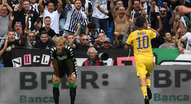 Sassuolo-Juventus 1-3: super Dybala regala la vetta ad Allegri