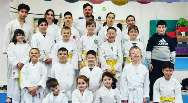 Portogruaro, tre ori regionali per i karateka dell'Olimpia Uno: «Con solo dodici allievi»