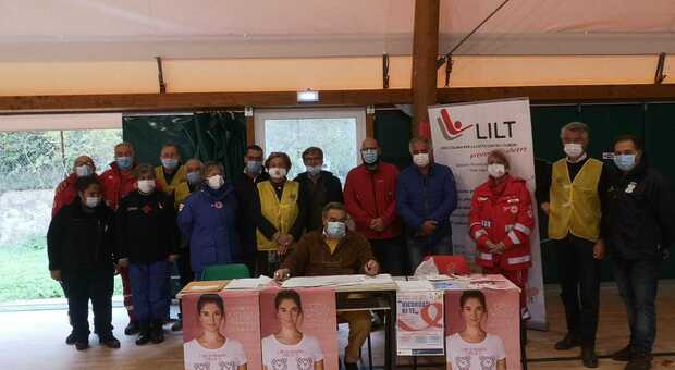 Rieti, la Lilt ha partecipato alla “Giornata di vaccinazione influenzata” a Cittaducale