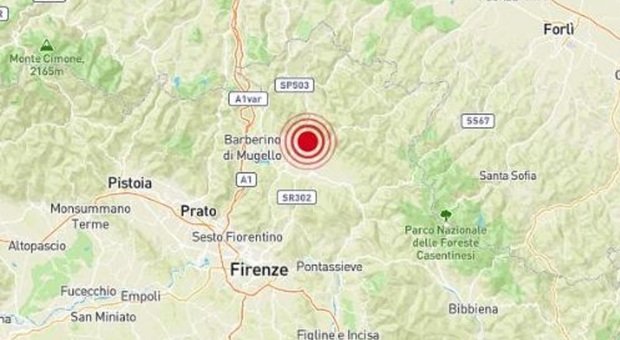 Terremoto Firenze di 3.4: epicentro a 30 km (Borgo San Lorenzo), paura nel Mugello. Giani: nessun danno