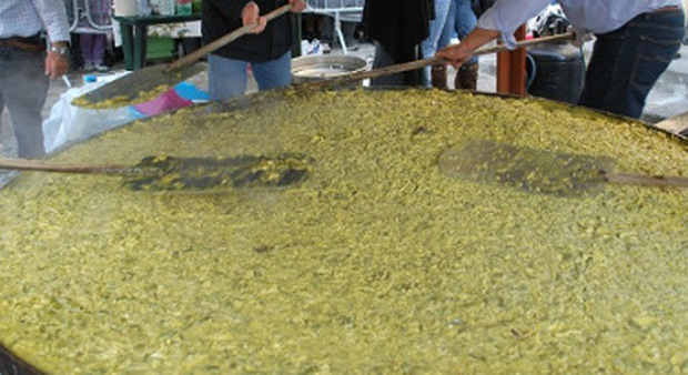 Canino (Vt); La frittata di asparagi più grande del mondo