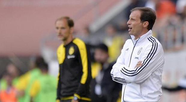 Juve ko col Dortmund, Allegri non fa drammi: "Saremo pronti per la Supercoppa con la Lazio"