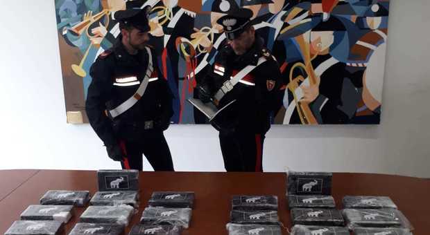 Imprenditore arrestato dai carabinieri con 20 chilogrammi di cocaina ad Aprilia