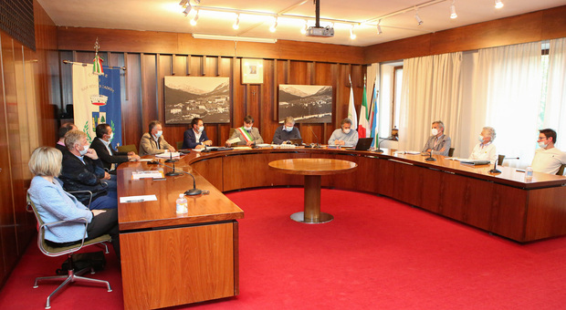 La prima riunione del consiglio comunale di San Vito di Cadore nel 2020
