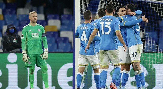Napoli-Leicester 3-2: cuore azzurro, ora gli spareggi con terze Champions