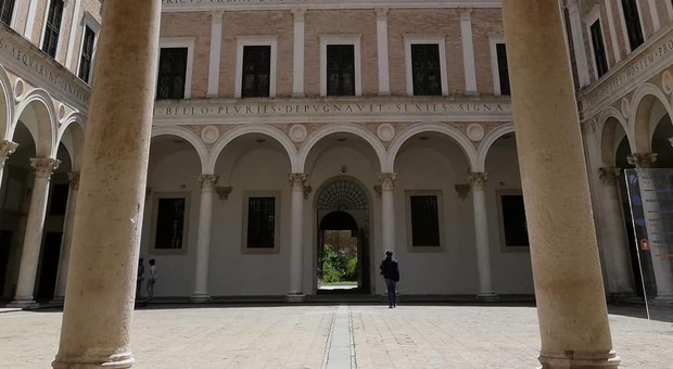 Il cortile del Palazzo Ducale di Urbino