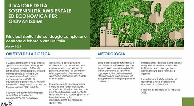 Intesa Sanpaolo, i risultati della ricerca "Il valore della sostenibilità ambientale ed economica per i giovanissimi in Italia"