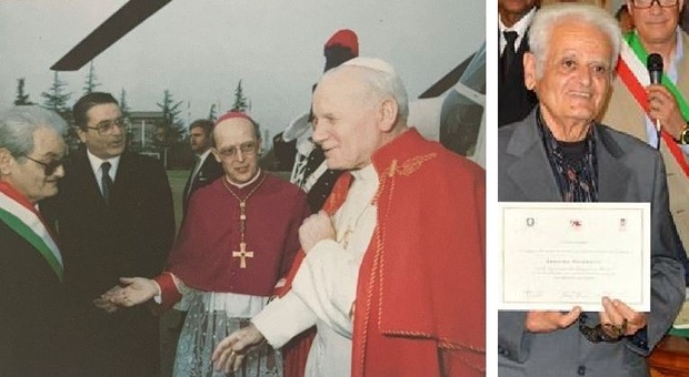 Lutto a San Severino, si è spento l'ex sindaco Alduino Pelagalli. Accolse Papa Giovanni Paolo II