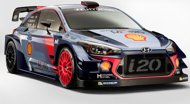 La Hyundai i20 WRC per il mondiale rally 2017