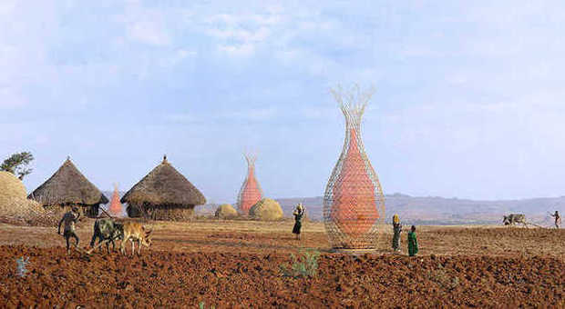 'L'albero della vita': da un'idea di due italiani la struttura di bamboo che rivoluziona l'Africa