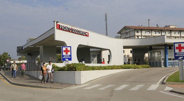 Il bambino è stato traferito all'ospedale Ca' Foncello