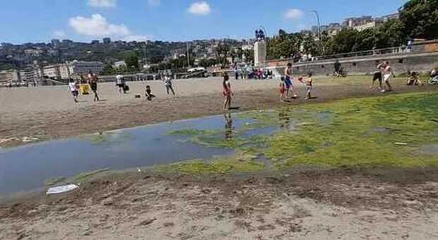 Mappatella Beach è una palude melmosa, Borrelli: «Spettacolo disgustoso»