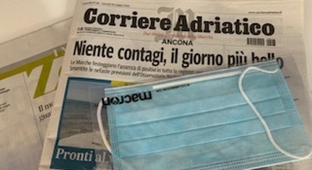 Corri in edicola, con il Corriere Adriatico un inserto speciale sul futuro che ci aspetta e in omaggio una mascherina