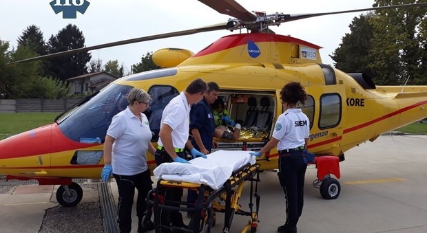 Conegliano. Bimbo di due anni precipita dal terrazzo di casa: trasportato in elicottero all'ospedale