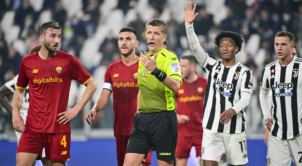 Juventus-Roma, Orsato a Cristante: «Vantaggio su rigore non si dà»