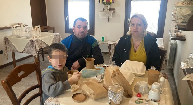 La famiglia ucraina arrivata a San Vito