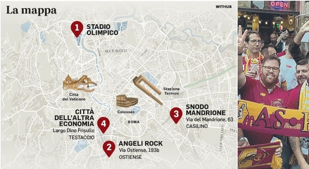Roma, febbre per la finale: dall'Olimpico al Testaccio, tutti i maxischermi in città