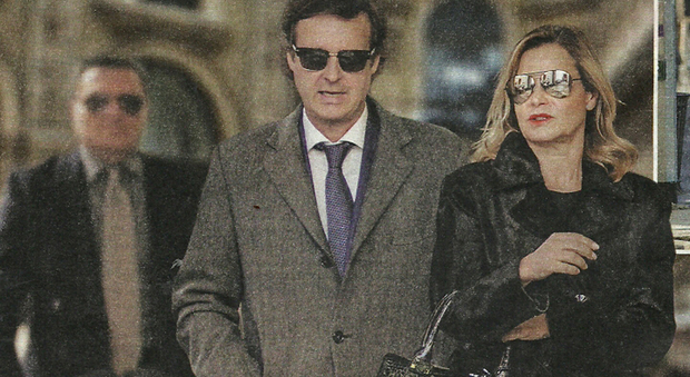 Simona Ventura e Gerò Carraro con la bodyguard