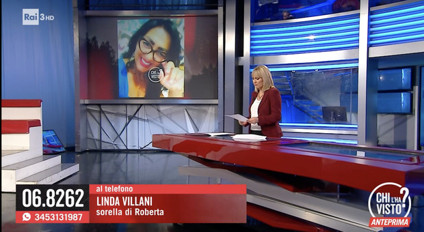 Chi l'ha visto, scomparsa Roberta Villani: «Non ha mai fatto una cosa del genere»