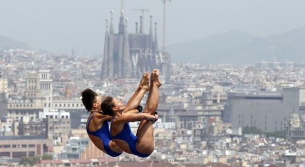 Competizione dei tuffi alle Olimpiadi di Barcellona