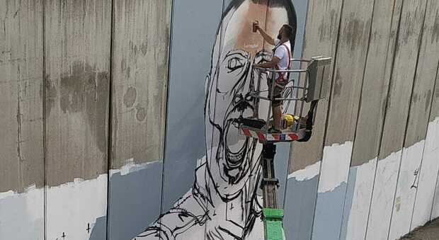 Un murales per Leonardo Bonucci: Viterbo omaggia il suo campione europeo