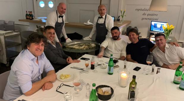 Gattuso a cena con il suo capitano Cannavaro a Marechiaro