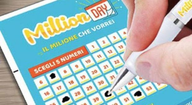 MillionDay, gioca 1 euro e vince un milione di euro. Azzeccati cinque numeri