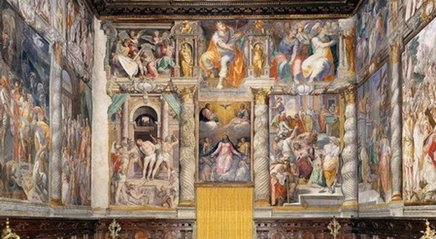 Un'immagine dell'Oratorio del Gonfalone