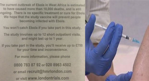 L'annuncio per il vaccino per l'Ebola