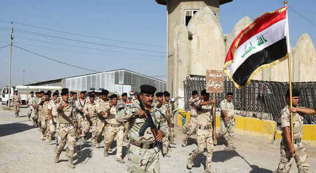 Soldati iracheni a Baghdad