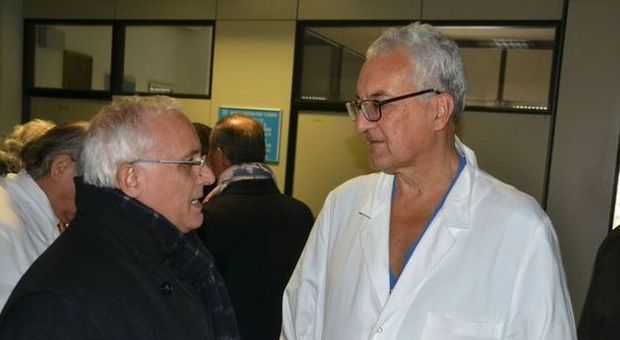 Alessandro Pardini con il sindaco Leo Di Girolamo